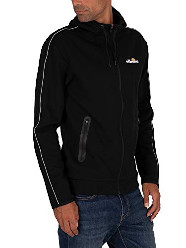 Ellesse Ornari FZ Hoodie Sudadera, Hombre, Black, XS