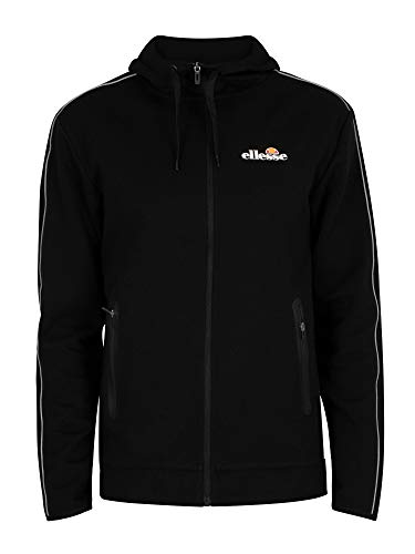 Ellesse Ornari FZ Hoodie Sudadera, Hombre, Black, XS