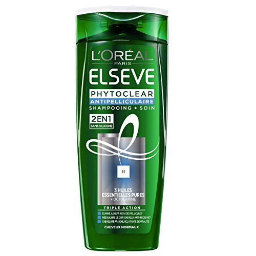 elsève phytoclear Champú + cuidado 2 en 1 anti-pelliculaire para cabello normal 250 ml