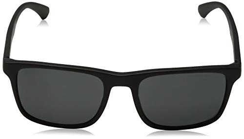 Emporio Armani 0EA4137 Gafas, Matte Black, 54 Unisex Adulto