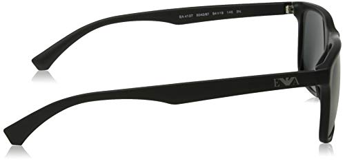 Emporio Armani 0EA4137 Gafas, Matte Black, 54 Unisex Adulto