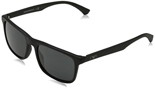 Emporio Armani 0EA4137 Gafas, Matte Black, 54 Unisex Adulto