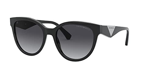 Emporio Armani 0EA4140 Gafas, Black/Grey Shaded, 55/19/140 para Mujer