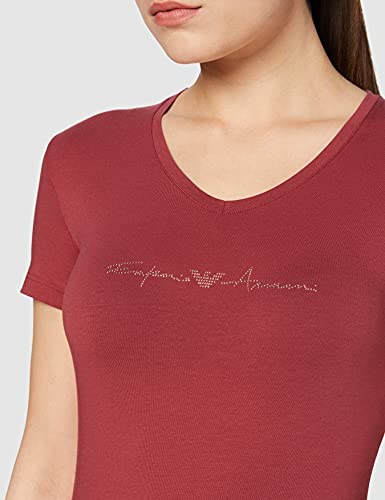 Emporio Armani 163321 1p223 05573 Camiseta, Granada de Pomelo, L para Mujer