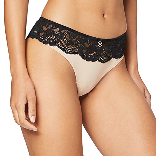 Emporio Armani Brazilian Brief Daily Charme Braguitas, Mujer, Beige (Almendra), M