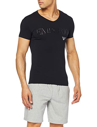 Emporio Armani CC716 110810 00010 Camiseta Interior, Hombre, Negro (Black), S