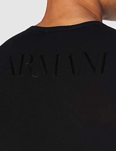 Emporio Armani CC716 111035 00010 Camiseta Interior, Hombre, Negro (Black), L