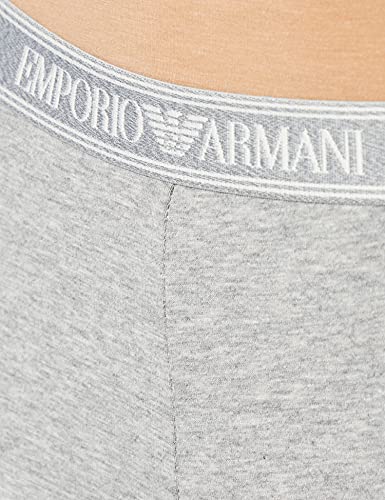 Emporio Armani Iconic Logoband Leggings, Mujer, Gris Claro, M