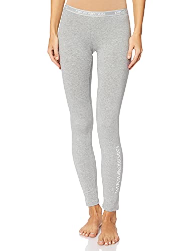 Emporio Armani Iconic Logoband Leggings, Mujer, Gris Claro, M