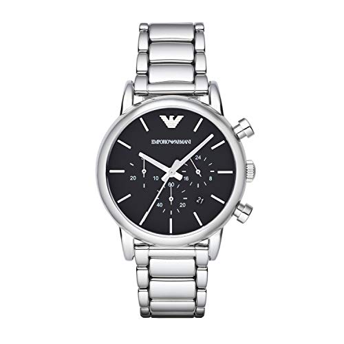 Emporio Armani Reloj Analógico para Hombre de Cuarzo AR1853 Plata