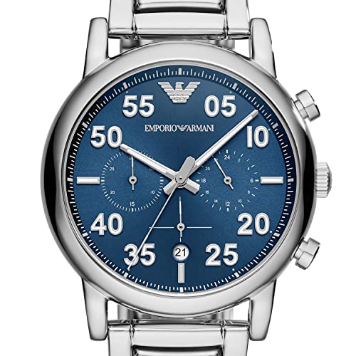 Emporio Armani Reloj Cronógrafo para Hombre de Cuarzo con Correa en Acero Inoxidable AR11132