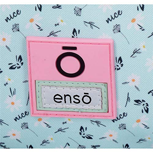 Enso Girl Power Monedero Azul 11,52x8x2,5 cms Poliéster