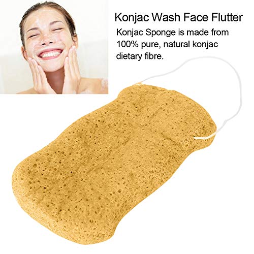 Esponja limpiadora - Esponja facial Esponja de baño suave Esponja Konjac corporal de limpieza profunda Esponjas tipo onda larga Esponja de ducha universal (6 tipos) (02)