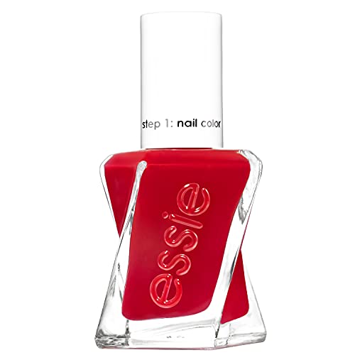 Essie Esmalte de Uñas efecto Gel de Larga duración, Cepillo diagonal, Gel Couture, Tono 510 Lady in red, 13, 5 ml