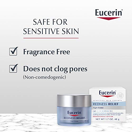 Eucerin Redness Relief Soothing Night Cr?me, 1.7 Ounce