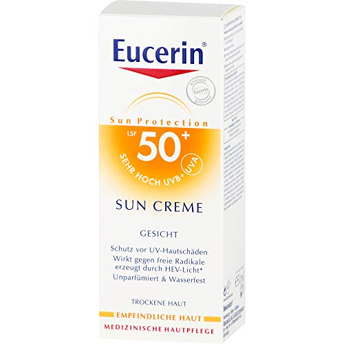 Eucerin Sensitive Protect Face Sun Creme SPF 50+ 50 ml Crema