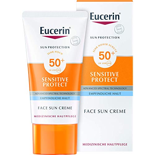 Eucerin Sensitive Protect Face Sun Creme SPF 50+ 50 ml Crema