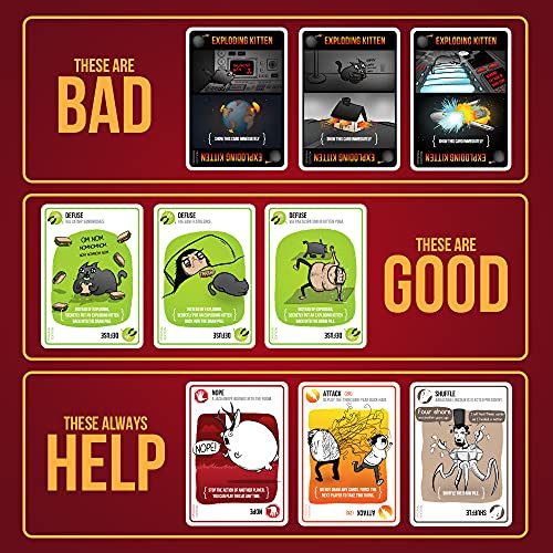 Exploding Kittens: Un Juego de Cartas - En Inglés