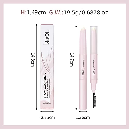 Eyebrow Pencil, Jabón Para Cejas, Tinte De Cejas Semi-Permanente, Gel Fijador De Pestañas De Larga Duración, Impermeable De Larga Duración, Con Cepillo, Para Uso En El Hogar