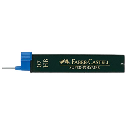 Faber-Castell 120702 - Minas, 12 unidades, Gris, 2B, 0.7 mm