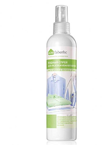 faberlic Spray Antiarrugas a Base de Agua para Ropa, no Necesita Plancha 250 ml