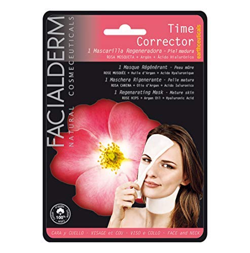 Facialderm - Mascarilla facial Regenerante Time Corrector Rosa mosqueta