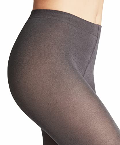 FALKE Mujer, Cotton Touch Pantimedias, Algodón, Gris (Anthramix 3499), S-M, (1 par)