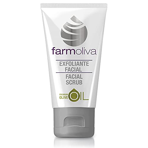 FARMOLIVA Belleza - Crema Exfoliante Facial 50 ml - Limpieza Profunda - Elaborada con Aceite de Oliva Premium, Antioxidantes y Vitaminas A, D, e y K - Cosmética Natural - Fabricada en España