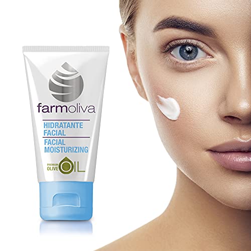 Farmoliva Belleza - Crema Hidratante Facial 50 ml - Hidratación Profunda - Elaborada con Aceite de Oliva Premium, Antioxidantes y Vitaminas A, D, E y K - Cosmética Natural - Fabricada en España