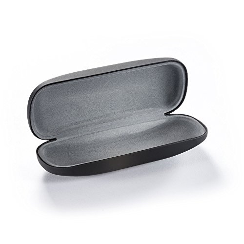 FEFI - Hardcase Estuche para gafas Softtouch negro, acabado satinado