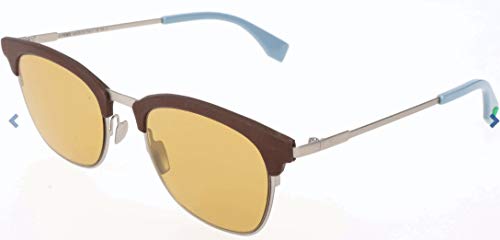 FENDI FF 0228/S 70 4ES Gafas de Sol, Marrón (Silv Brown/Brown), 50 para Hombre