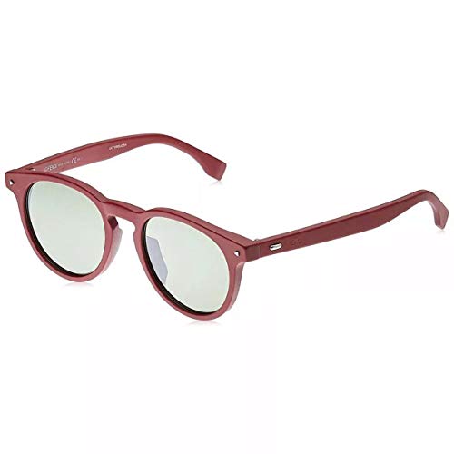 FENDI FF M0001/S EL C9A Gafas de Sol, Rojo (Red/Brown), 49 para Hombre