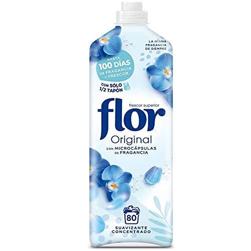 Flor Original - Suavizante concentrado para la ropa, aroma Original