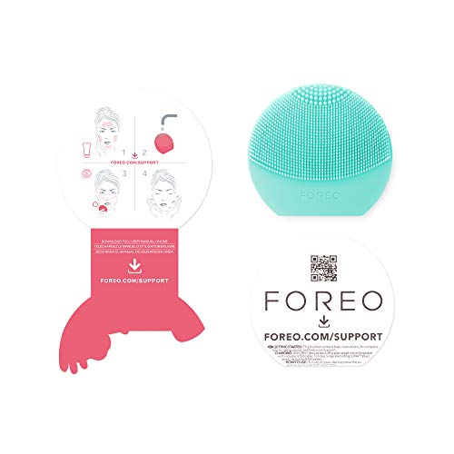 FOREO LUNA Play Plus 2, Dispositivo de limpieza facial para todo tipo de pieles, Minty Cool