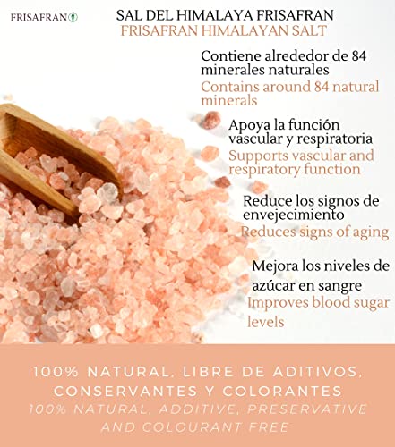 FRISAFRAN - Sal Rosa del Himalaya Fina - 1KG