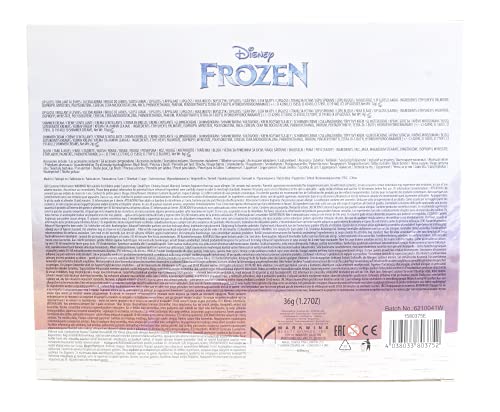 Frozen Beauty Palette, Set de Maquillaje de Frozen para un Cambio de Imagen Divertido, Kit de Maquillaje con Accesorios Coloridos, Juguetes y Regalos para Niños y Niñas