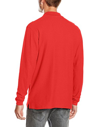 Fruit of the Loom SS035M, Polo para Hombre, Rojo (Red), Large