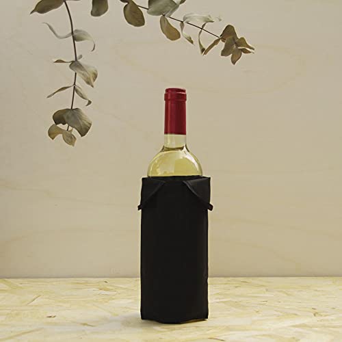 Funda Enfriadora para Botellas de Vino | Manga Enfriadora Ajustable de Nailon| Enfriador Activo de Vino | Cierre de Velcro (1)