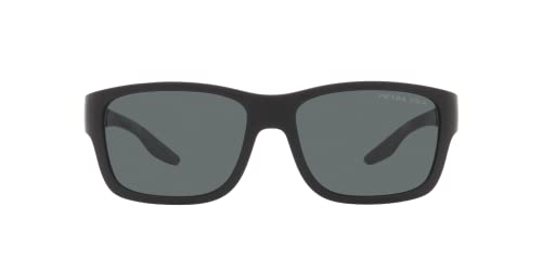 Gafas de sol Prada Linea Rossa PS 1 WS DG002G Negro Caucho