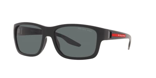 Gafas de sol Prada Linea Rossa PS 1 WS DG002G Negro Caucho