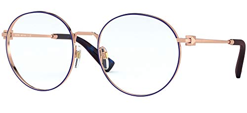 Gafas de Vista Valentino ROCKSTUD VA 1020 Rose Gold Blue 52/20/140 mujer