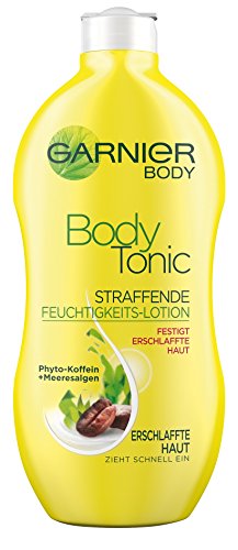 Garnier Body Tonic Reafirmante algas cafeína loción hidratante, 400 ml, 1-pack