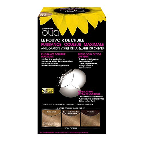 Garnier - Olia - Coloration Permanente à l’Huile Sans Ammoniaque Blond - 7.13 Blond Beige Foncé