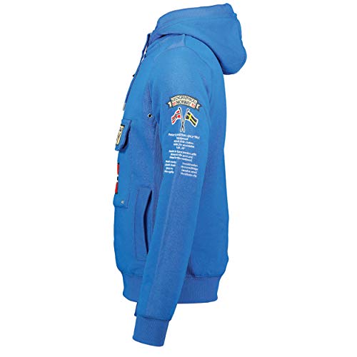 Geographical Norway - Sudadera DE Hombre GYMCLASS Azul ELÉCTRICO XL