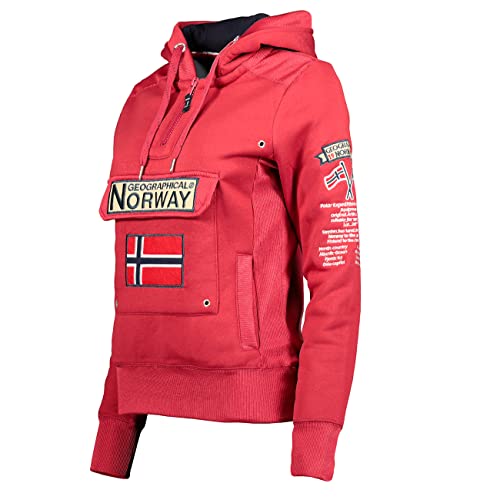 Geographical Norway - Sudadera DE Mujer GYMCLASS Rosa Llamativo L