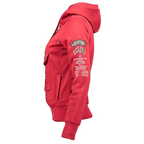 Geographical Norway - Sudadera DE Mujer GYMCLASS Rosa Llamativo L