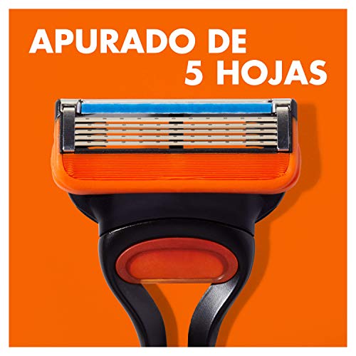 Gillette Fusion 5 Maquinilla de Afeitar Hombre + 11 Cuchillas de Recambio