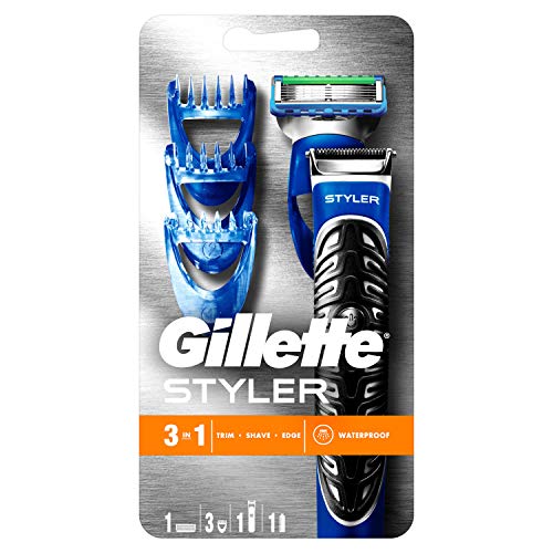 Gillette Fusion ProGlide Styler - Maquinilla de afeitar para hombre, color negro