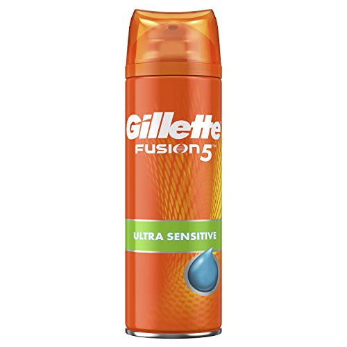 Gillette Fusion5 Ultra sensible hombre afeitado Gel, 200 ml