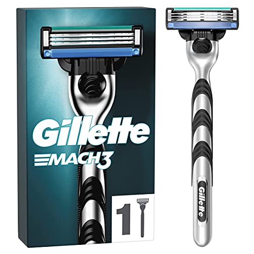 Gillette Mach3 Maquinilla de Afeitar Hombre con 3 Hojas y Mango Ergonómcico